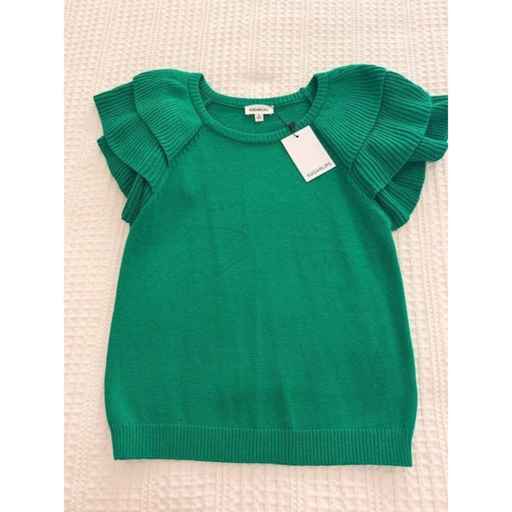 NEW Sugarlips Short sleeve sweater small